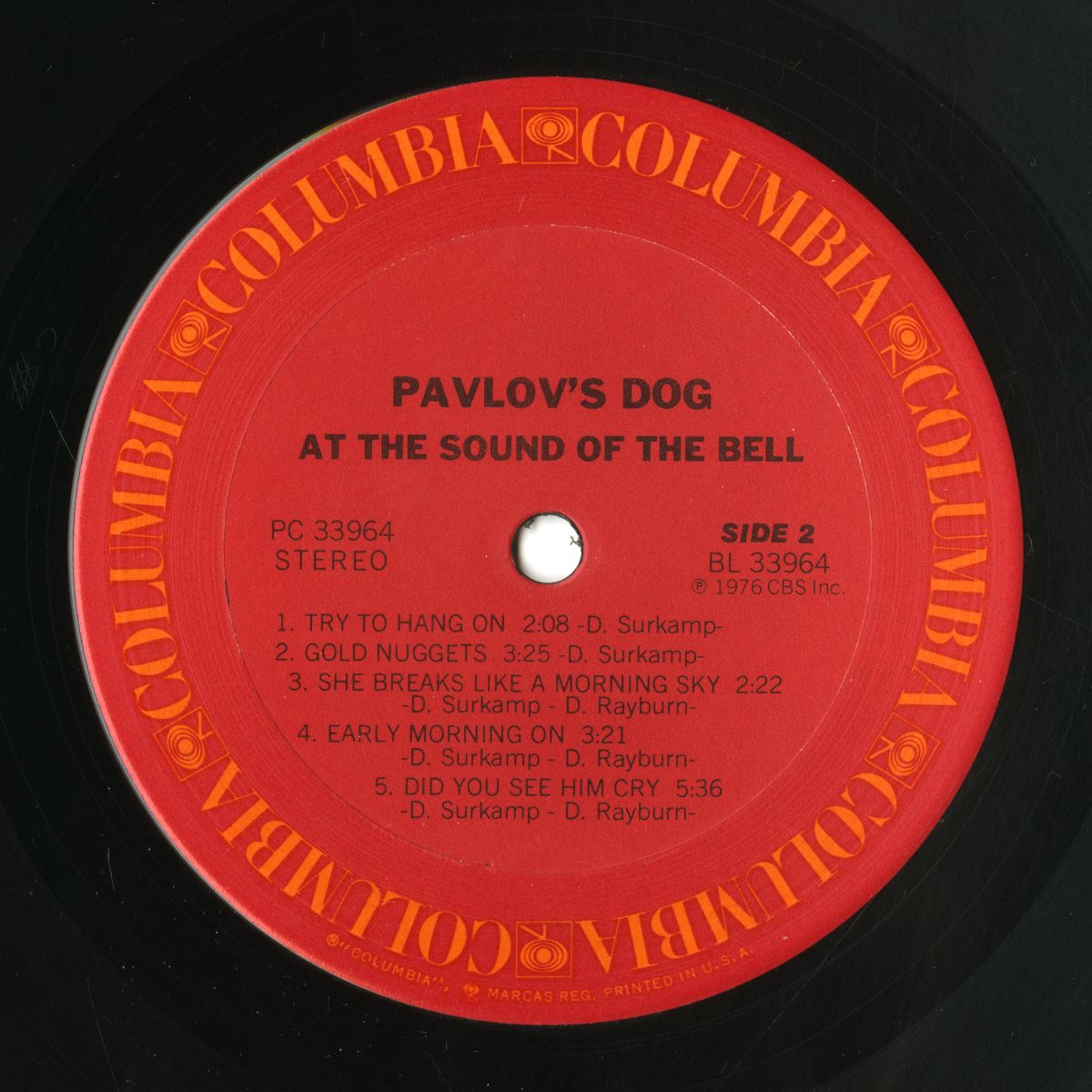 Pavlov's Dog『At Sound Of The Bell』（1976）US盤04